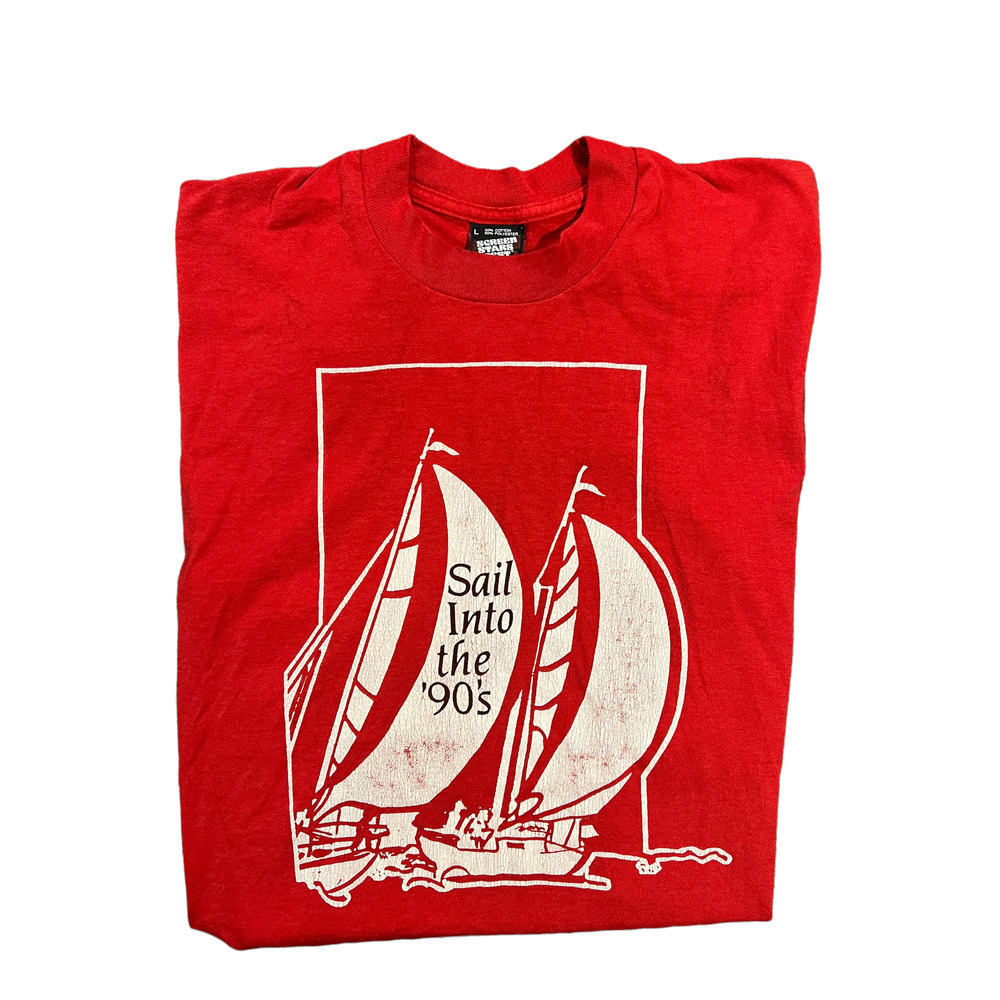 1989 "Sail into the 90s” Single Stitch T Large